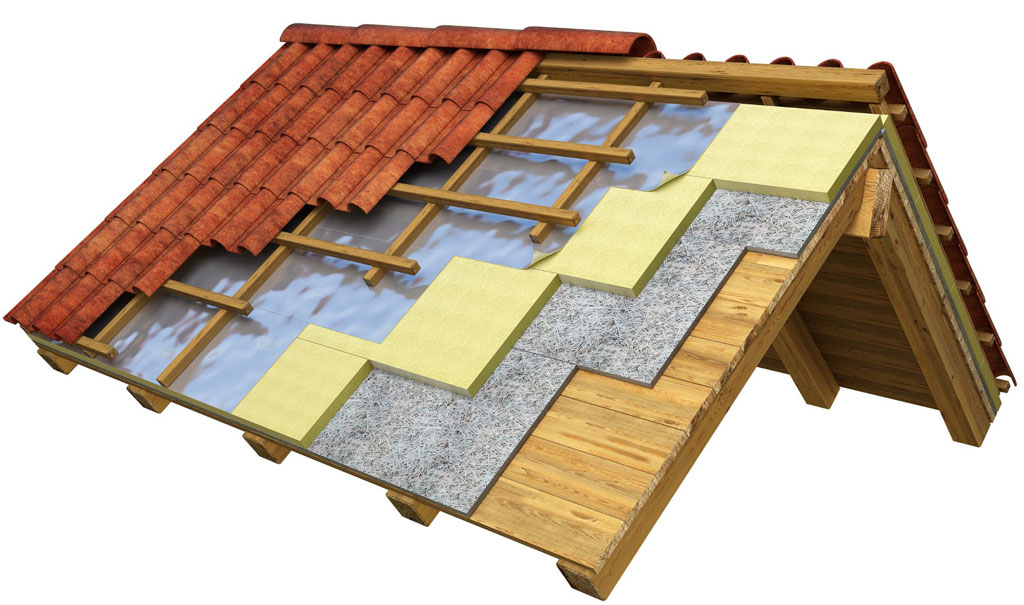 roof-insulation-layer-illustration Roof insulation layer illustration